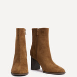 Approach Tan Block Heel Ankle Boots
