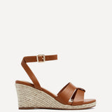 Bahia Tan Espadrille Wedge Sandals