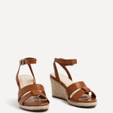 Bahia Tan Espadrille Wedge Sandals