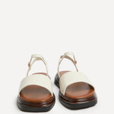 Balance Ivory Flat Sandals