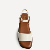 Balance Ivory Flat Sandals