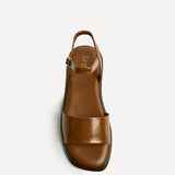 Balance Tan Flat Sandals