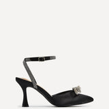 Beatrice Double Bow Embellished Court Heel