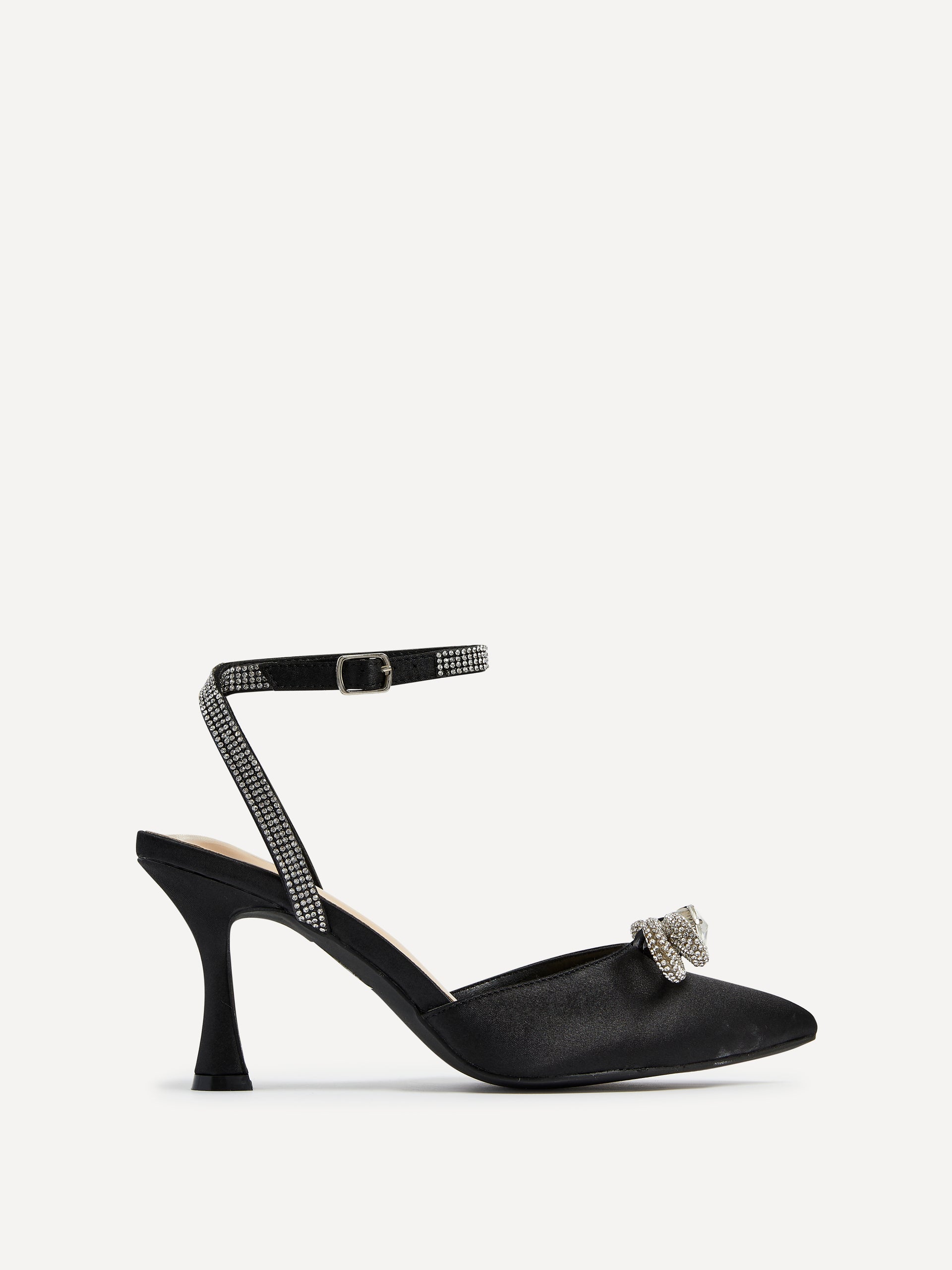 Beatrice Double Bow Embellished Court Heel