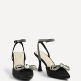 Beatrice Double Bow Embellished Court Heel