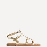 Belinda Gold Gladiator Sandals