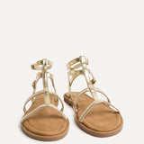Belinda Gold Gladiator Sandals
