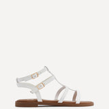 Belinda White Gladiator Sandals