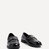 Belle Black Patent Loafers