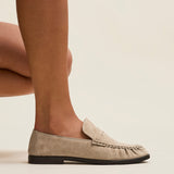 Belmont Beige Suede Leather Loafers
