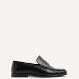 Belmont Black faux Leather Loafers