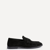 Belmont Black Suede Leather Loafers