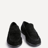 Belmont Black Suede Leather Loafers
