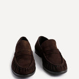 Belmont Brown Suede Leather Loafers