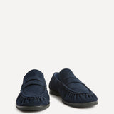 Belmont Navy Suede Loafers