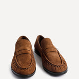 Belmont Tan Suede Leather Loafers