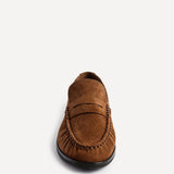 Belmont Tan Suede Leather Loafers