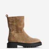 Bentley Sand Chunky Ankle Boots
