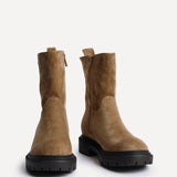Bentley Sand Chunky Ankle Boots