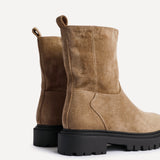 Bentley Sand Chunky Ankle Boots