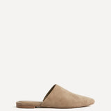 Blake Beige Faux Suede Mules