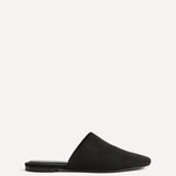 Blake Black Faux Suede Mules