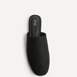 Blake Black Faux Suede Mules