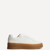 Blanca White Leather Trainers
