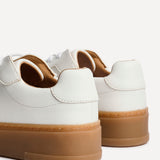 Blanca White Leather Trainers