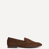 Bree Brown Suede Leather Penny Loafer