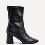 Bronx Black Block Heeled Boots