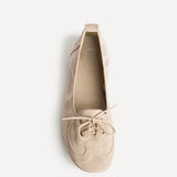 Cairo Beige Lace Detail Ballet Flats