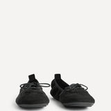 Cairo Black Lace Detail Ballet Flats