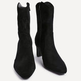 Calabasas Black Western Heeled Boots