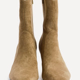 Calabasas Sand Western Heeled Boots
