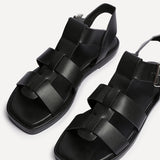 Camden Black Gladiator Sandals