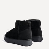 Cammie Black Platform Ankle Boots