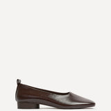 Capsule Brown Faux Leather Ballet Flats