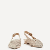 Carolina Gold Faux Leather Ballet Flats