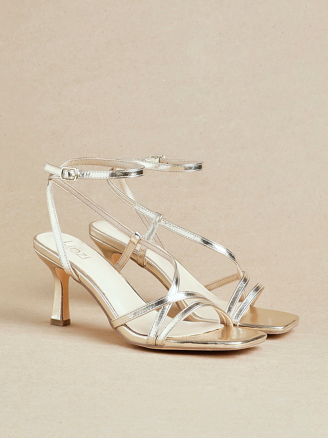 Cassie Wide Fit Strappy Heels