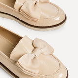 Cathy Mocha Patent Loafers