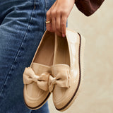 Cathy Mocha Patent Loafers