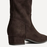 Chalet Brown Faux Suede Ankle Boots