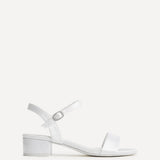 Chapel Bridal Ivory Satin Heeled Sandals