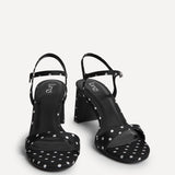 Charisma Polka Dot Heeled Sandals