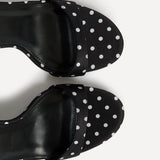 Charisma Polka Dot Heeled Sandals