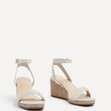 Chelsea Nude Wedged Sandals