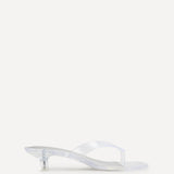 Cher Perspex Jelly Heeled Sandals