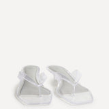 Cher Perspex Jelly Heeled Sandals