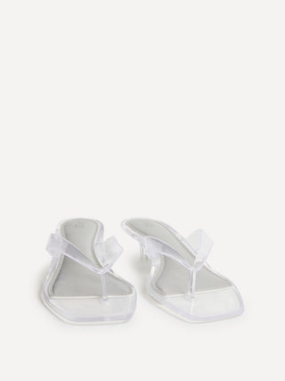 Cher Perspex Jelly Heeled Sandals
